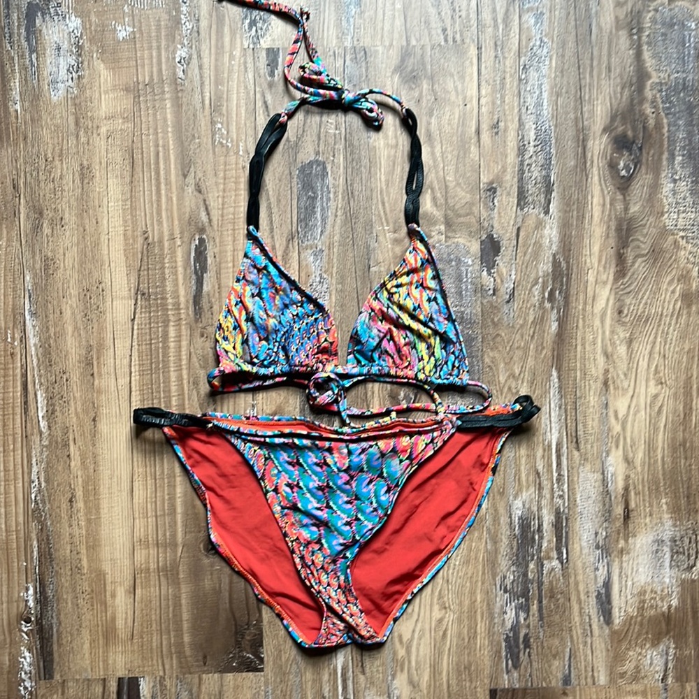 Pilyq Colorful Printed Bikini - image 1